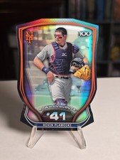 2015 Bowman Bowman Scouts' Top 100 Die-Cut 76/99 Kevin Plawecki #41 *Off Center*