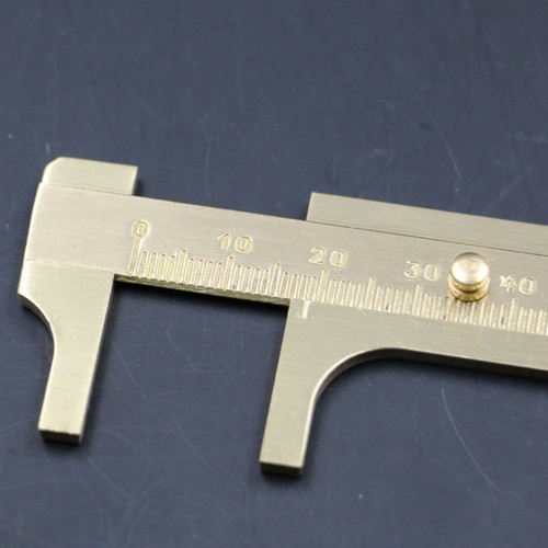 Gauge Digital Caliper Double Scale Brass Pocket Caliper - Picture 10 of 11