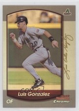 2000 Bowman Chrome Refractor Luis Gonzalez #12 0ii1