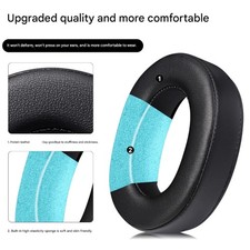 1 Pair Ear Pads Replacement For MDR-1000X WH-1000XM2 Headphones Soft Design