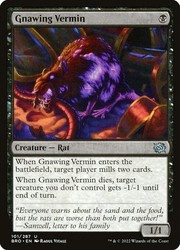 Gnawing Vermin 101/287 Foil The Brothers' War