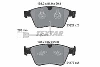 Bremsbelagsatz Scheibenbremse Q+ Textar 2382201 FüR Bentley Continental Flying