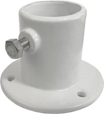 Swimline Cast Aluminium Nad ziemią Drabina basenowa Zamienny pokład Kołnierz Biały 