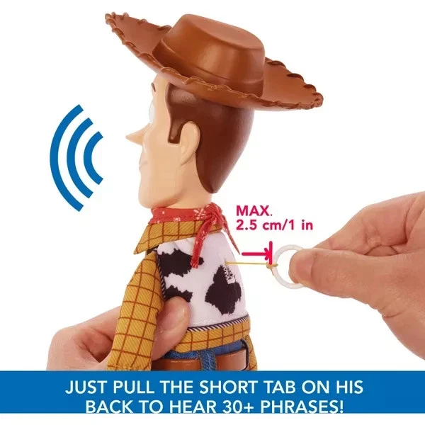 2025 Disney Pixar TOY STORY ROUNDUP FUN WOODY DOLL 30th Anniversary Mattel 12in - Image 4 of 4