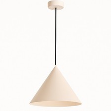Ceiling Pendant Light Modern Cone Design Pink Shade Hanging Home Lamp