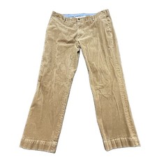 Polo Ralph Lauren Corduroy Pants Mens 40x30 Khaki Classic Fit Imported Fabric