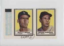1962 Topps Stamp Panels Wally Moon Brooks Robinson HOF z6d