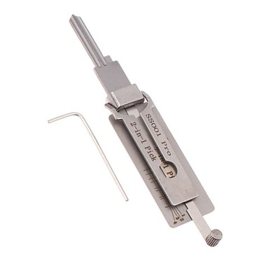 Hook And Pickup Tool Kit 2 In 1 Portable Lock Picking Set Ergonomic Handle