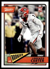 2018 Panini Classics Lorenzo Carter Rookie NCAA #282