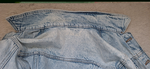 Primark Denim & Co. Light Wash Trucker Jacket - Size UK 8 EUR 36 - Bild 7 von 13