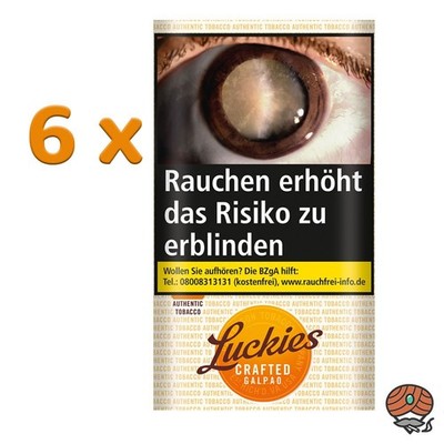 Lucky Strike Crafted Galpao Pouch Drehtabak 6x 30g