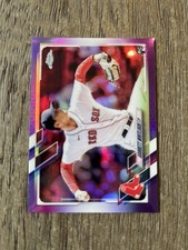2021 Topps Chrome Update Series - Garrett Whitlock #USC5 Purple Refractor (RC)