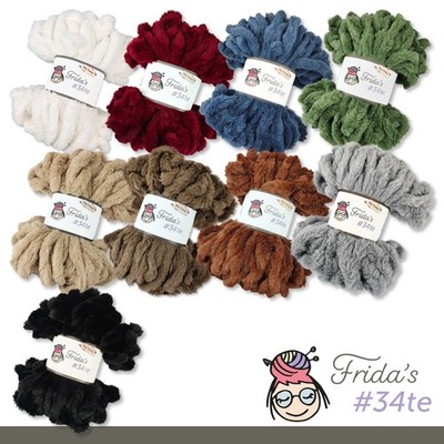 Frida's 300 g #34te Big Teddy  Wolle Garn Stricken Häkeln Plüschgarn Fellgarn