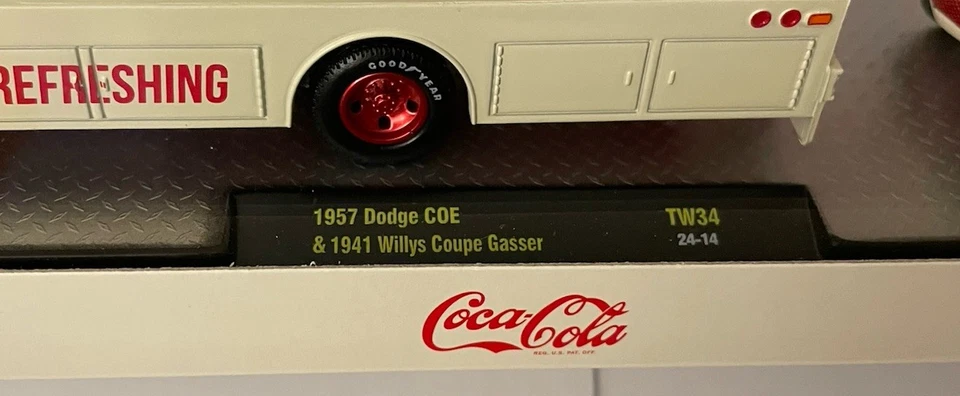 M2 Coca Cola Hauler Model Kit Lot Of 3 CHASE 1/750 41 Willy’s Coupe Gasser Belly - Image 4 of 4