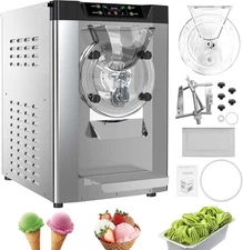 Single Flavor Commercial Ice Cream Machine 4.8-6.3 Gal/H Hard Ice Cream Makers