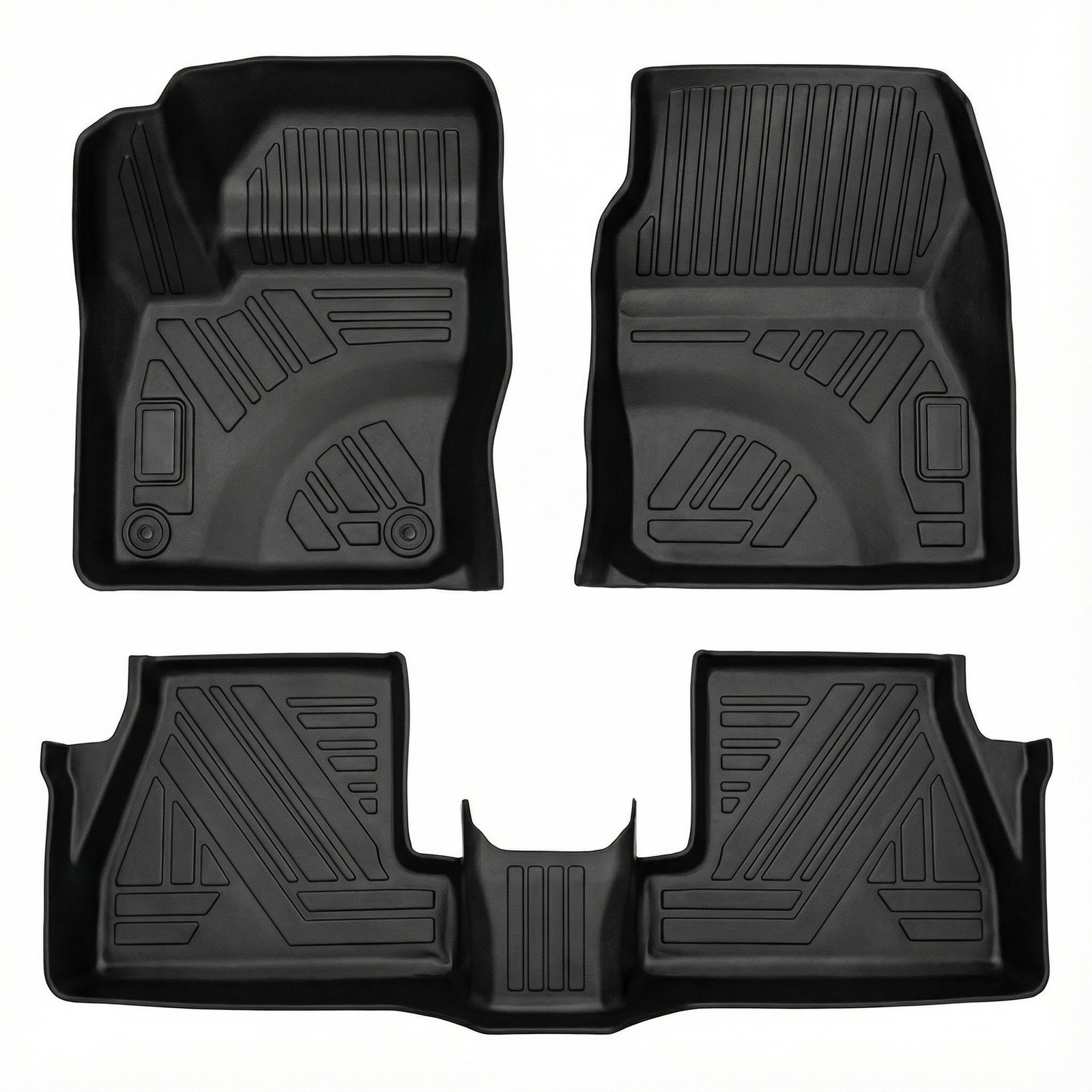 TPE Floor Liner Mats Easy To Clean All Weather Set for Ford Focus 2012-2018