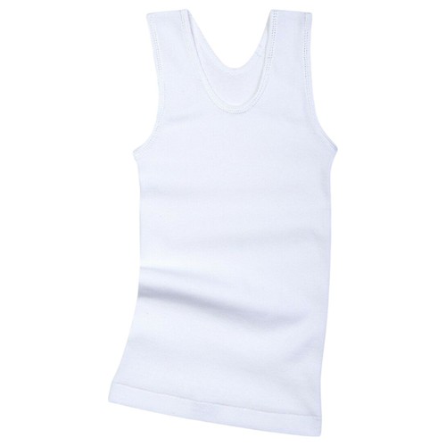 Bonds Boys Kids White Chesty Vest Cotton Singlets - Picture 2 of 4