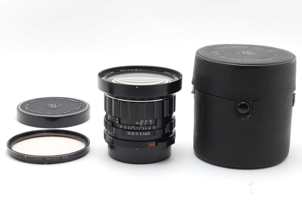 レンズ(単焦点) SMC TAKUMAR 6x7 55mm f3.5 Mint w/case】 Pentax SMC Takumar 6x7 55mm f3.5 lens For 6x7