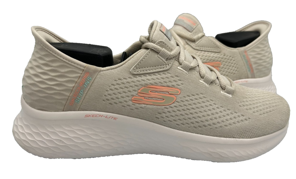 Skechers Women's Slip-Ins Skech Lite Pro Lace Up Shoes Nat/P