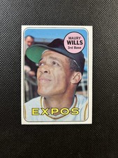 1969 Topps #45 Maury Wills Montreal Expos high-end NM               B69#45A1