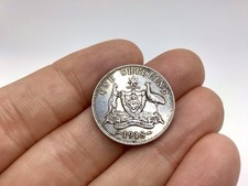 1918 AUSTRALIAN ONE SHILLING .925 SILVER COIN *5.65g*