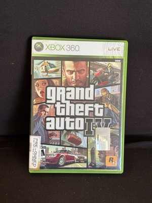 Grand Theft Auto IV Xbox 360 W/ City Poster Map Tested Rockstar