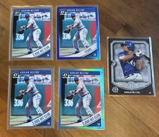 Adrian Beltre 2018 Donruss Optic Blue /149 + Aqua /299 Prizms + Base + Museum