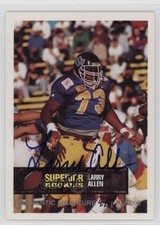 1994 Superior Rookies Auto /5000 Larry Allen #69 Auto HOF 0q3