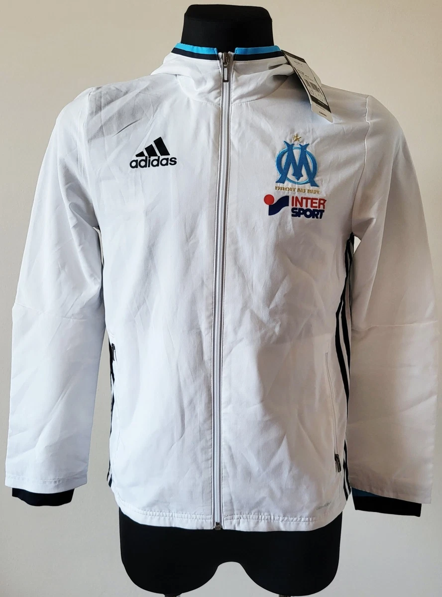 adidas Olympique Marseille White International Club Soccer Fan