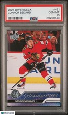 2023-24 Upper Deck Series 2 Connor Bedard Young Guns RC Rookie #451 PSA 10