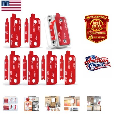 Reliable High Bond Adhesive Strips Compatible with Ring Alarm Sensors - 12 Count
