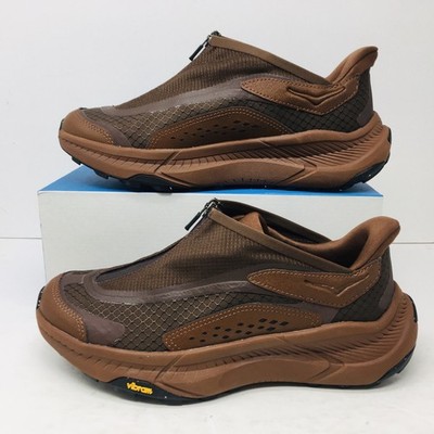 Hoka Men's Project Transport Mineral Brown / Walnut Sneaker Size 10 M - Medium