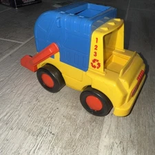 Vintage Tonka Dump Truck Red & Yellow & Blue 1992