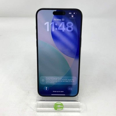 Factory Unlocked Apple iPhone 15 Pro Max 256GB Black MU663LL/A