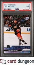 Leo Carlsson 2023 Upper Deck #468 Young Guns - 133481381 PSA 9