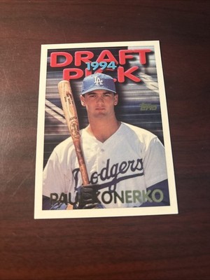 1995 Topps - Paul Konerko #139 RC Rookie Los Angeles Dodgers