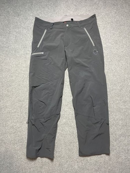 Men Mammut Trousers Grey