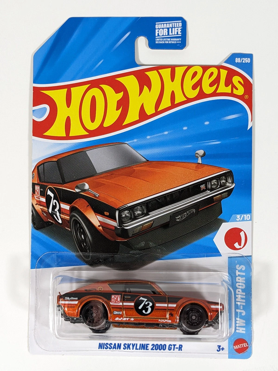 Hot Wheels 2026 Case D Nissan Skyline 2000 GT-R Orange New HW J
