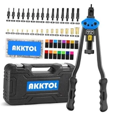  Rivet Nut Tool kit, 16" Rivnut Tool Kit with 15 Metric 16" Rivet Nut Tool Kit