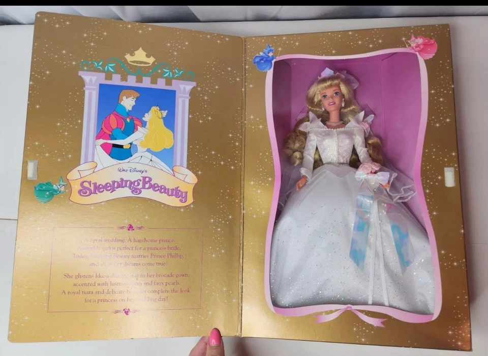 Walt Disney's Wedding Sleeping Beauty Doll Second in a Series 1997 Mattel 18057 - Image 2 of 3