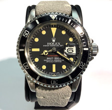 1974 ROLEX 1680 Red Submariner MK6 Original Lemrich Tropical Patina Dial & Hands
