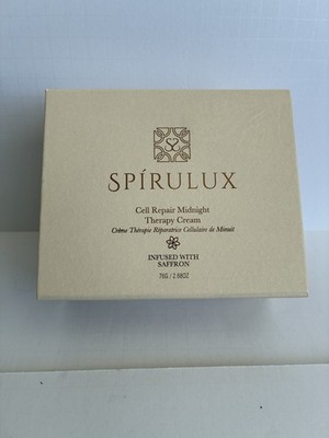 SPIRULUX Cell Repair Midnight Therapy Cream infused with Saffron 2.68 oz