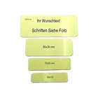 Namensschilder aus Messing 😄SELBSTKLEBEND Türschild, Schmuckschild incl.Gravur