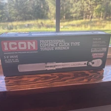 Icon TW38-200 3/8 In. 40-200 In. Lb. Professional Compact Torque Wrench NIB