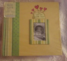 Baby Photo Album CR Gibson I'm Ga Ga Over You Yellow New Holds 200 Photos