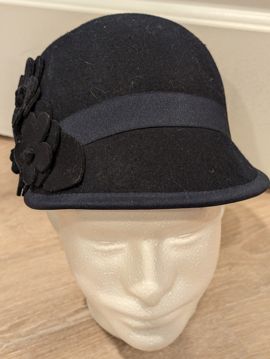 Nine West Black Bow Accent Cloche Hat Nine West Cloche Hat | eBay main image 4