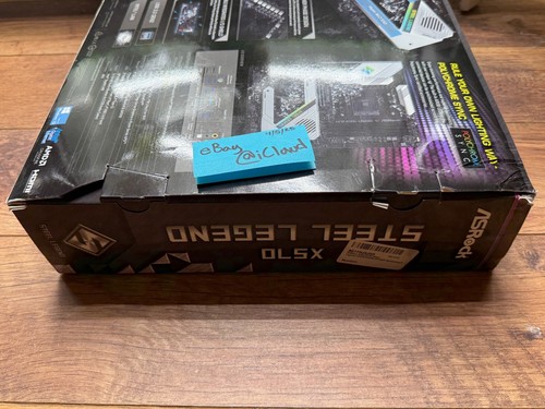 ⚡ ASRock X570 STEEL LEGEND, AM4 AMD ATX scheda madre con SCATOLA ORIGINALE! - Foto 12 di 15
