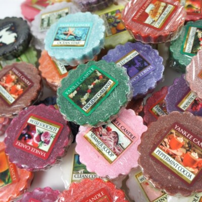 (D-I) Yankee Candle TARTS WAX MELTS & WAX MELT SINGLES (D - I Scent Choices)