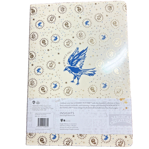 Harry Potter Ravenclaw Notebook Set - 3 PB Linen Bound Journals - 64 Pages Each - Picture 3 of 8