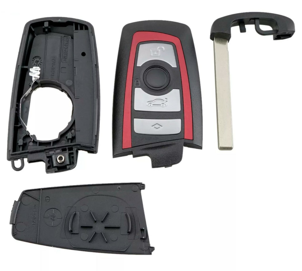 KASER Cover Guscio Chiave Scocca Telecomando 3 Tasti Compatibile Per